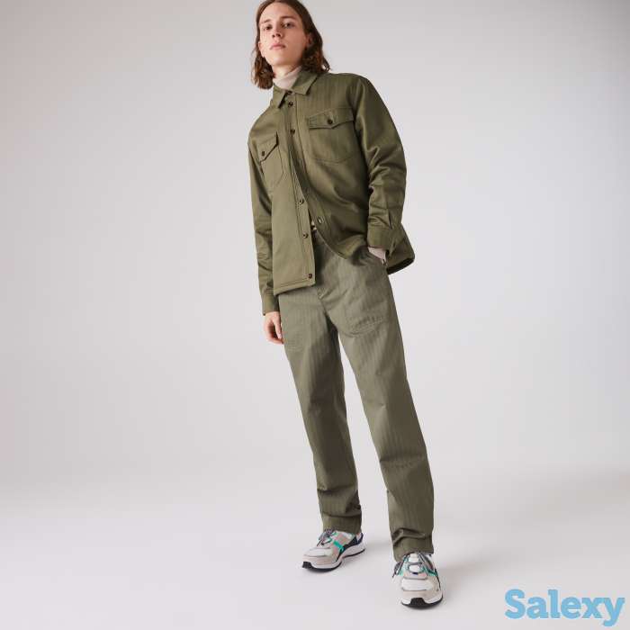 Утеплённая мужская рубашка lacoste, фотография 3