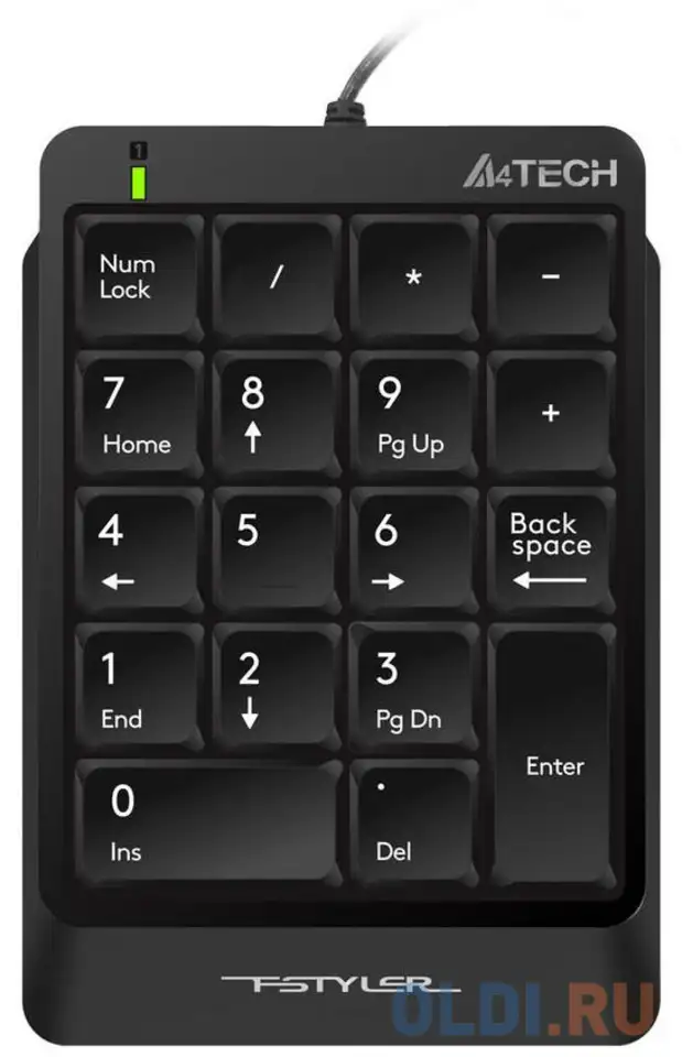 Клавиатура проводная a4tech fstyler fk13p usb черный, фотография 1