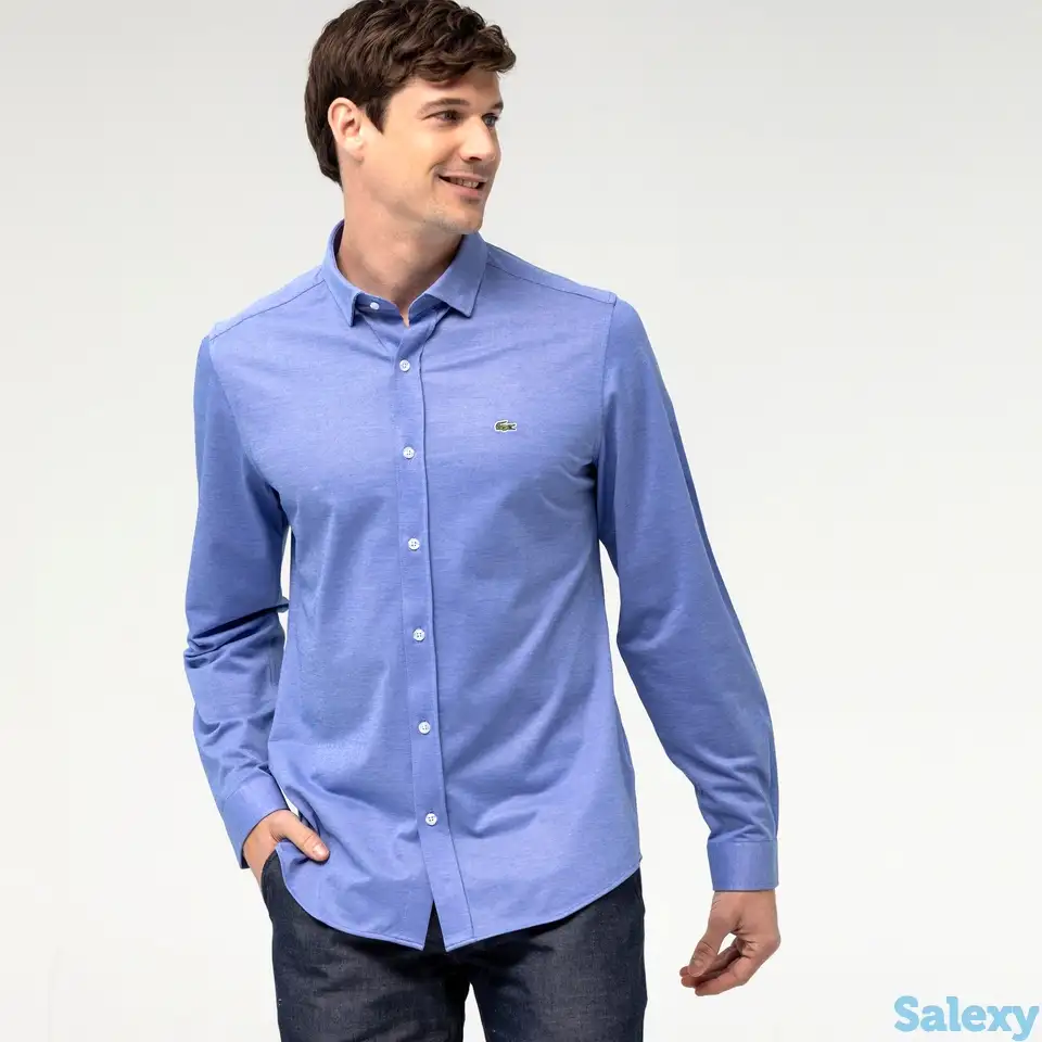 Мужская рубашка lacoste с длинным рукавом, фотография 1