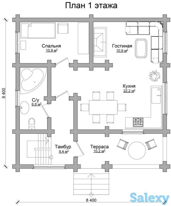 Строительство Деревянных домов в Казахстане, фотография 2