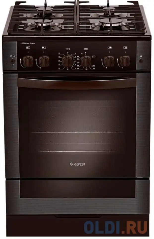 Газовая плита gefest пг 6500-02 0045 коричневый, фотография 1