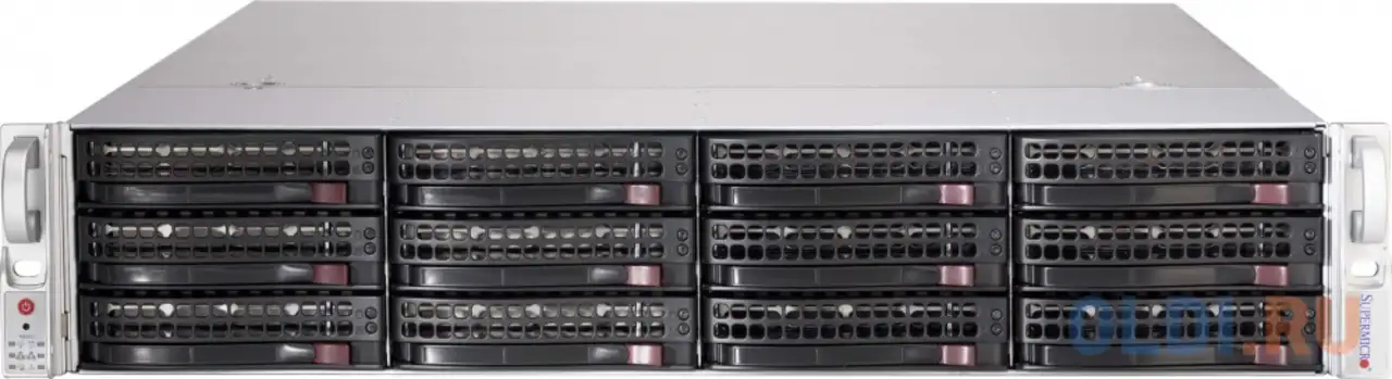 Серверный корпус 2u supermicro cse-826be2c-r741jbod 740 вт чёрный, фотография 1