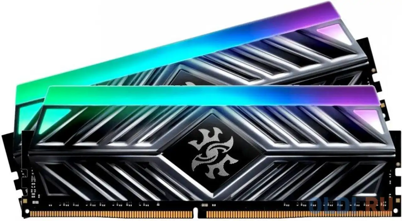 Оперативная память для компьютера a-data xpg spectrix d41 rgb dimm 16gb, фотография 1