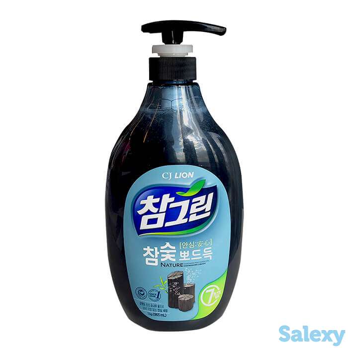 Средство для мытья посуды cj lion green tea squeaky clean (480 мл), фотография 2