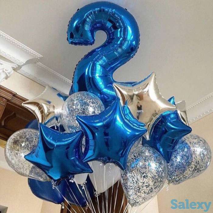 Оформление шарами Астана Шарики на выписку из роддома открытие магазина день рождения юбилей свадьбу и другие торжества, фотография 6