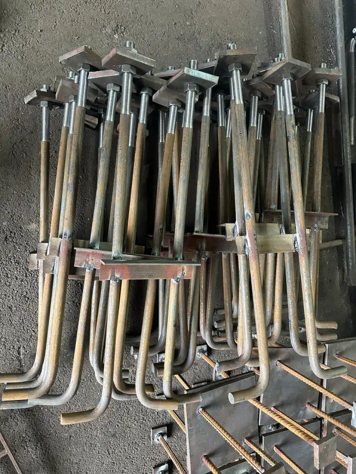 Закладные детали, анкерные болты, пластины с отверстиями раскрой металла, фотография 8