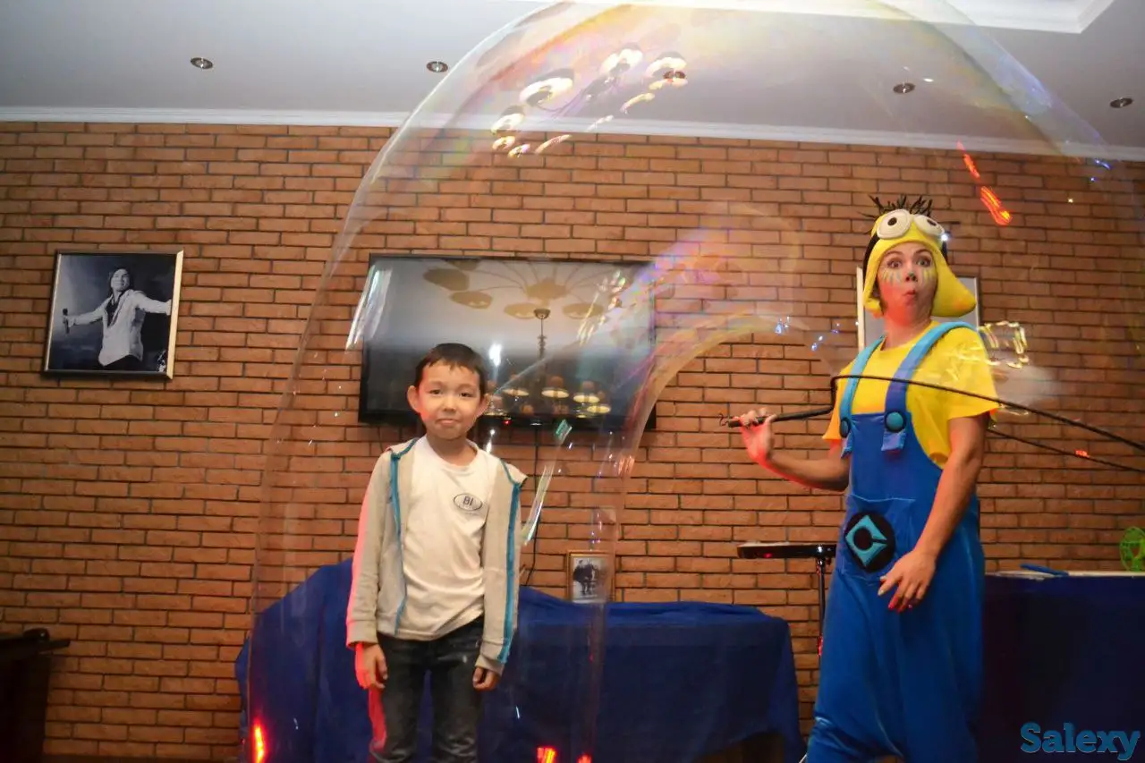 Шоу мыльных пузырей Марвик аниматоры Астана, фотография 4