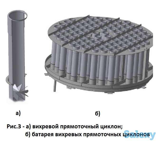 Газосепараторы с центробежными элементами типа ГСЦ с условным давлением от 1,6 МПа до 16 МПа, фотография 2