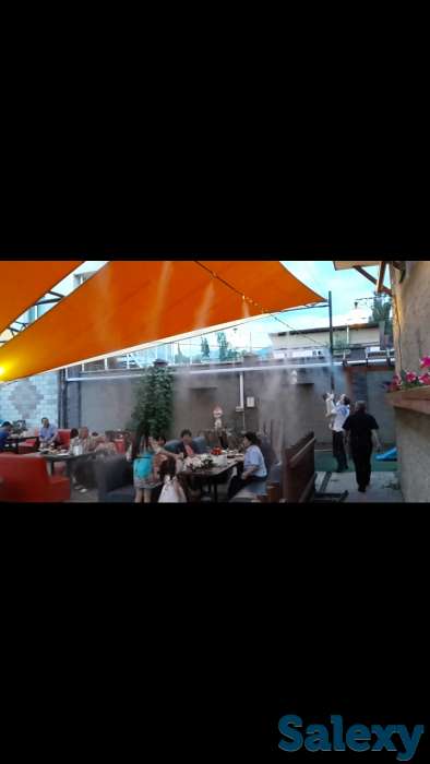 Туманная установка  для летних площадок в кафе (так же для теплиц, парников, грибниц, декор, аквапарк и т.д.), фотография 3