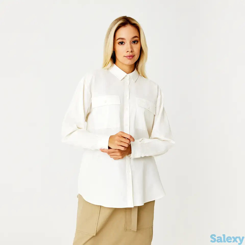 Женская рубашка lacoste свободной посадки, фотография 1