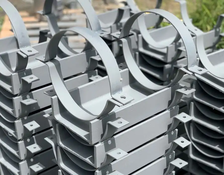 Опоры технологических трубопроводов, D 15-1620 мм, Марка: ОПП2; ОПБ2; ОПХ2..., Тип опоры: подвижная..., фотография 1