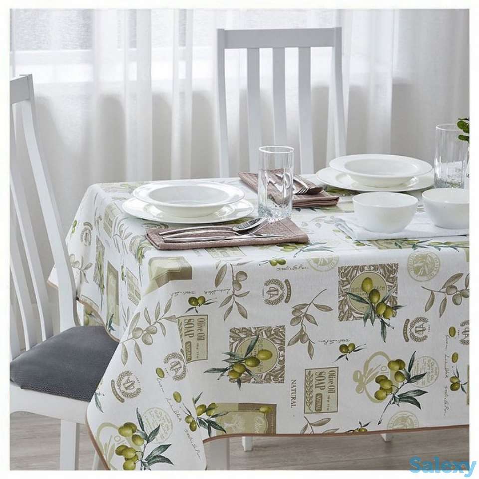 Шикарная итальянская скатерть Loneta Savona ширина 140 см, фотография 3