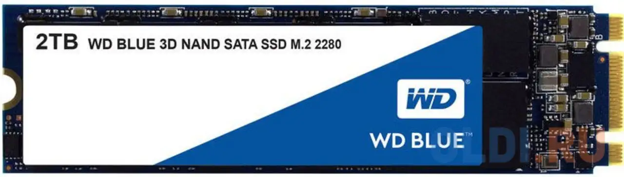Ssd накопитель western digital blue 2 tb sata-iii, фотография 1