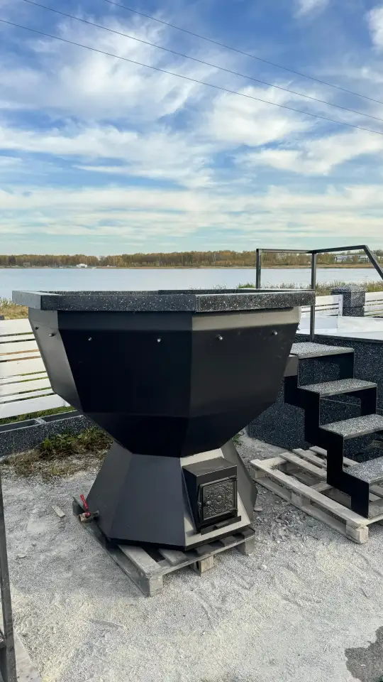 Банный чан из природного камня, фотография 5