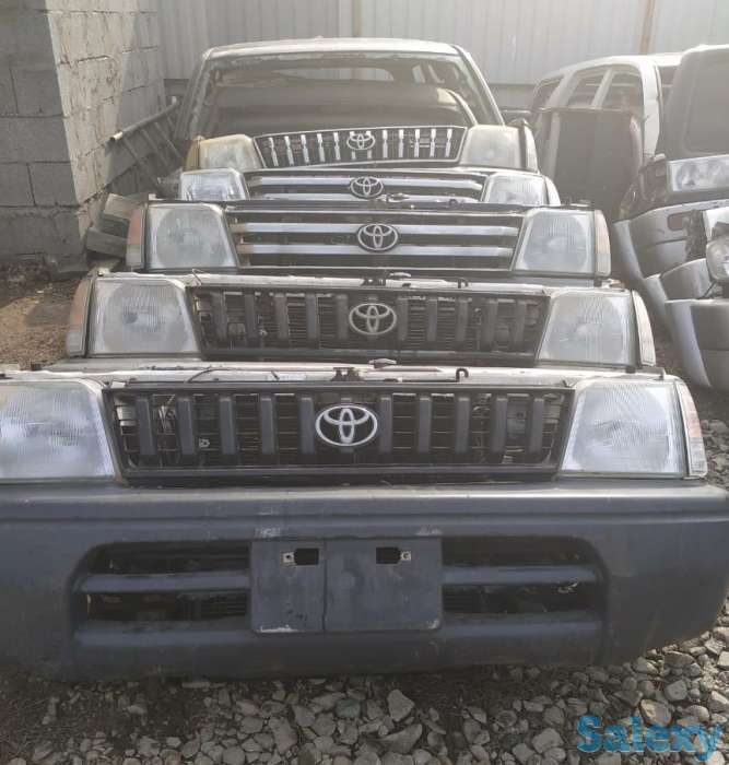 Toyota Land Cruiser Prado 95 - бампер, решетка, капот, фотография 1