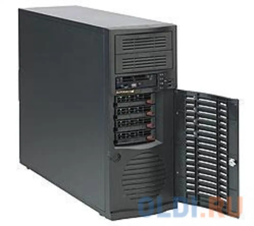 Серверный корпус atx supermicro cse-733tq-668b 668 вт чёрный, фотография 1