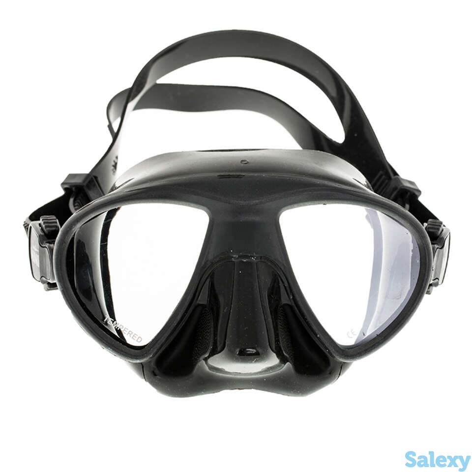 Маска marlin mini black с просветленными стеклами, фотография 1