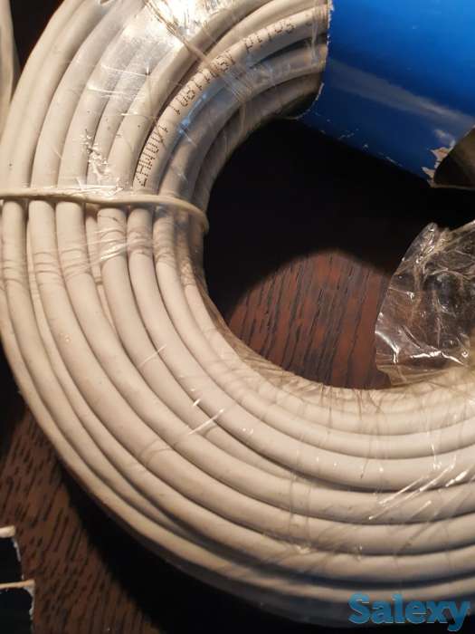 LAN Кабель UTP, CAT 5e 4Pairs 24 AWG шнур, провод усиленный 30 метров, фотография 6