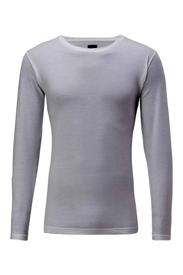 Термокофта goldwin men crew nech long sleeves white, фотография 20