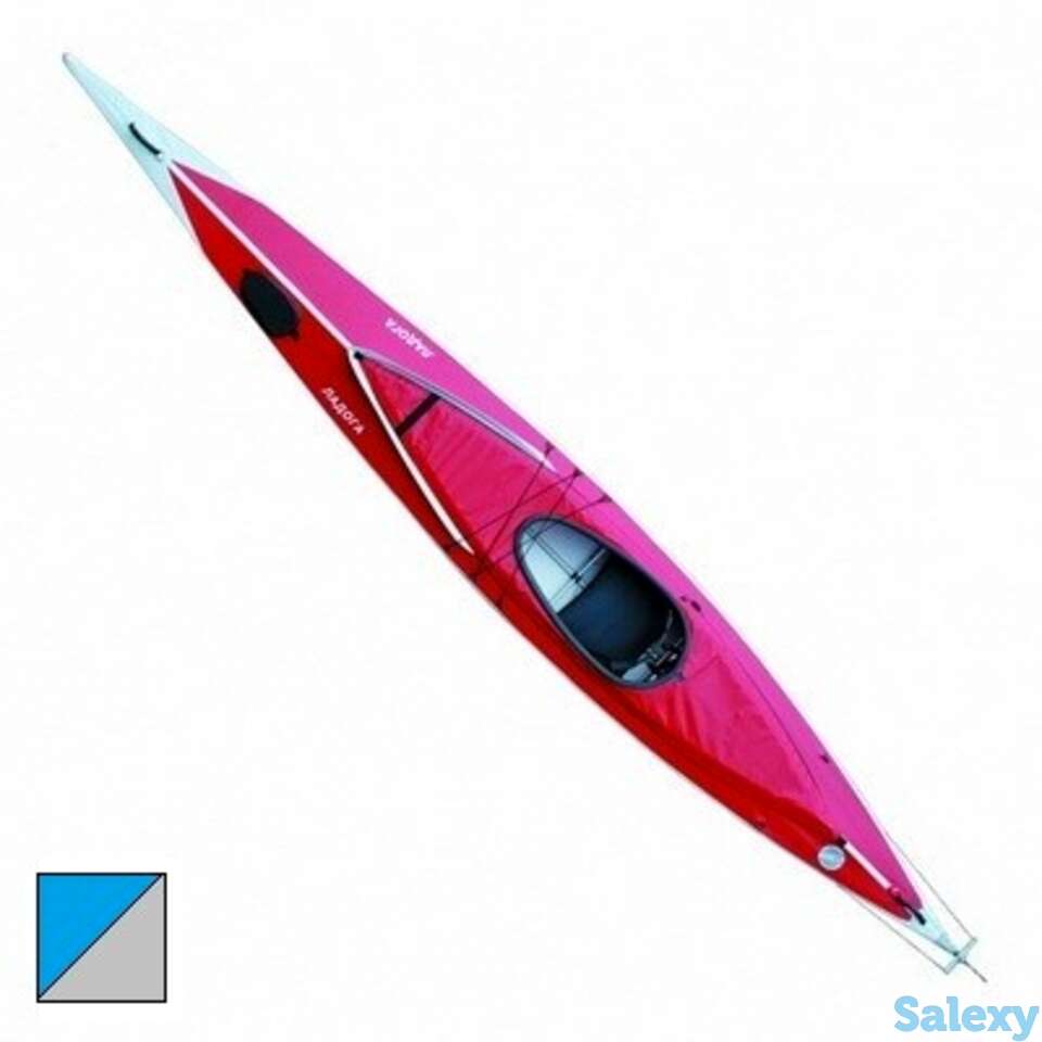 Байдарка каркасно надувная тритон ладога 1 люкс серая/синяя, фотография 1