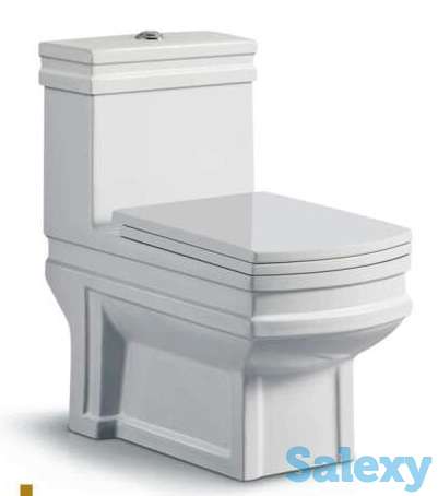 Монолитный унитаз, фотография 1