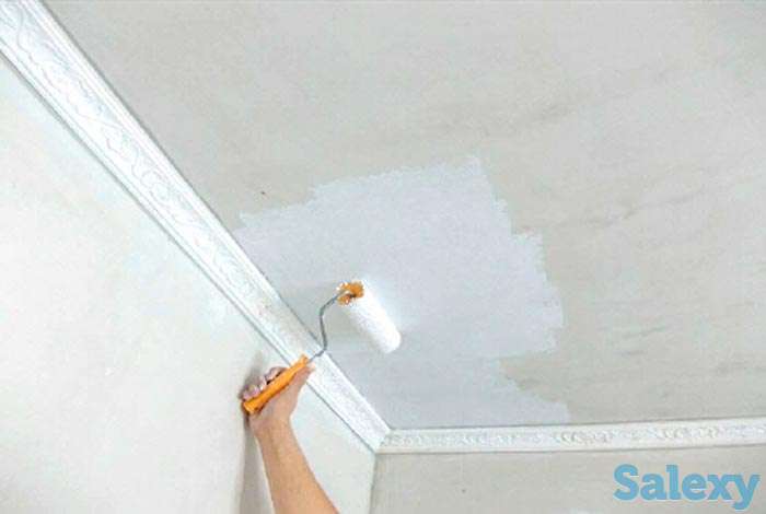 Отделочные работы по потолку, фотография 2