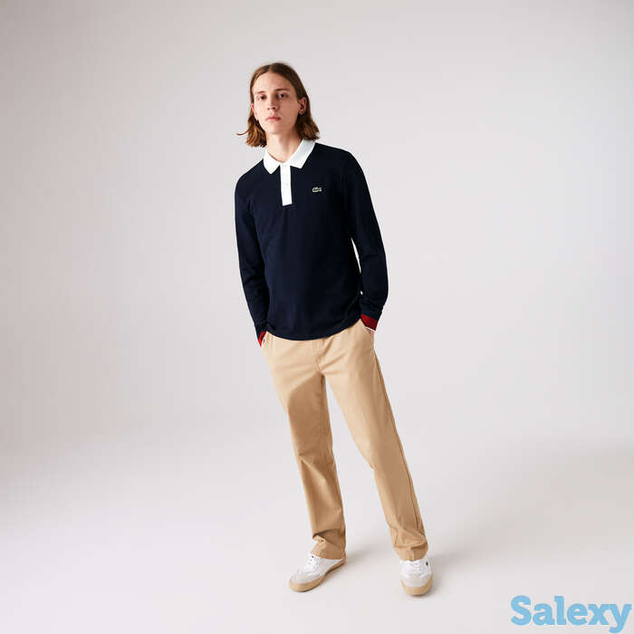 Мужское поло lacoste made in france regular fit, фотография 1