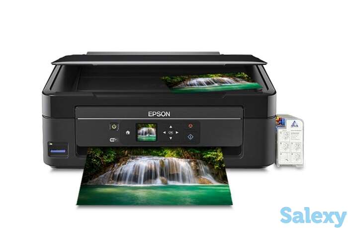 Мфу epson expression home xp-323 с снпч и чернилами, фотография 1