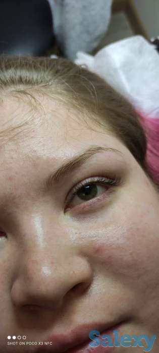 Наращивание ресниц/коррекция бровей, фотография 1