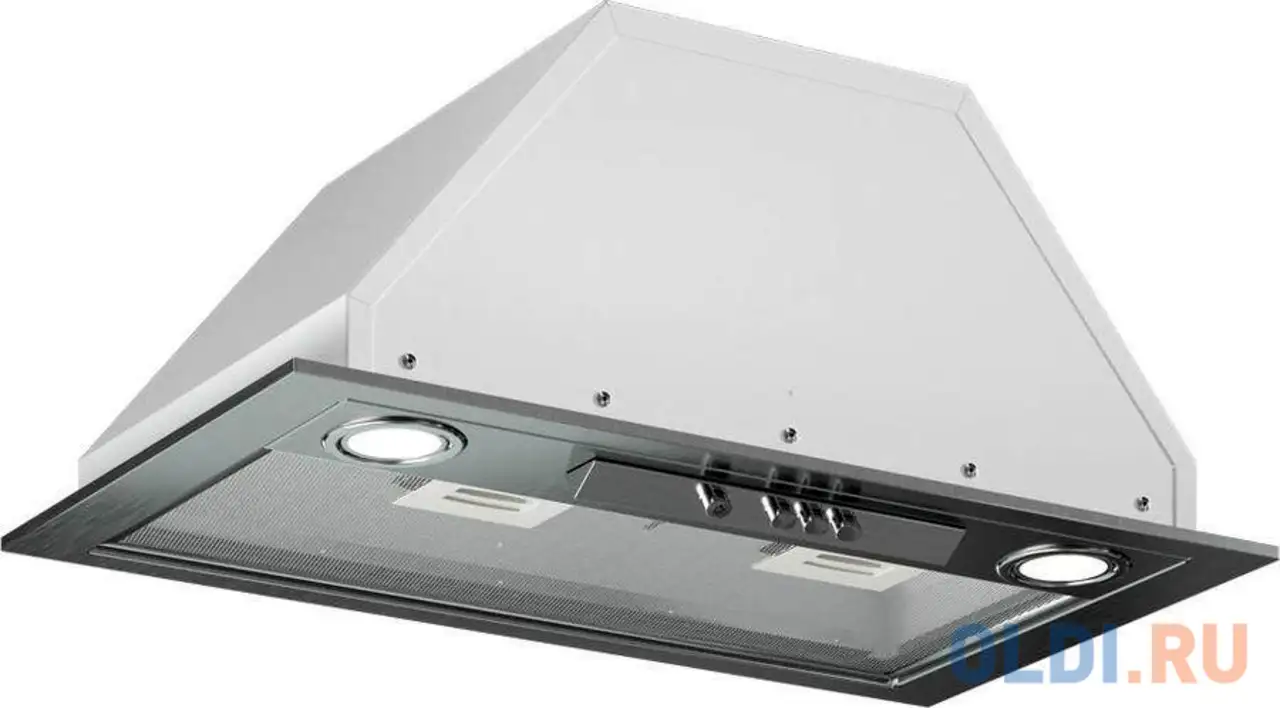 Вытяжка встраиваемая elikor 52н-400-к3д нержавеющая сталь, фотография 1