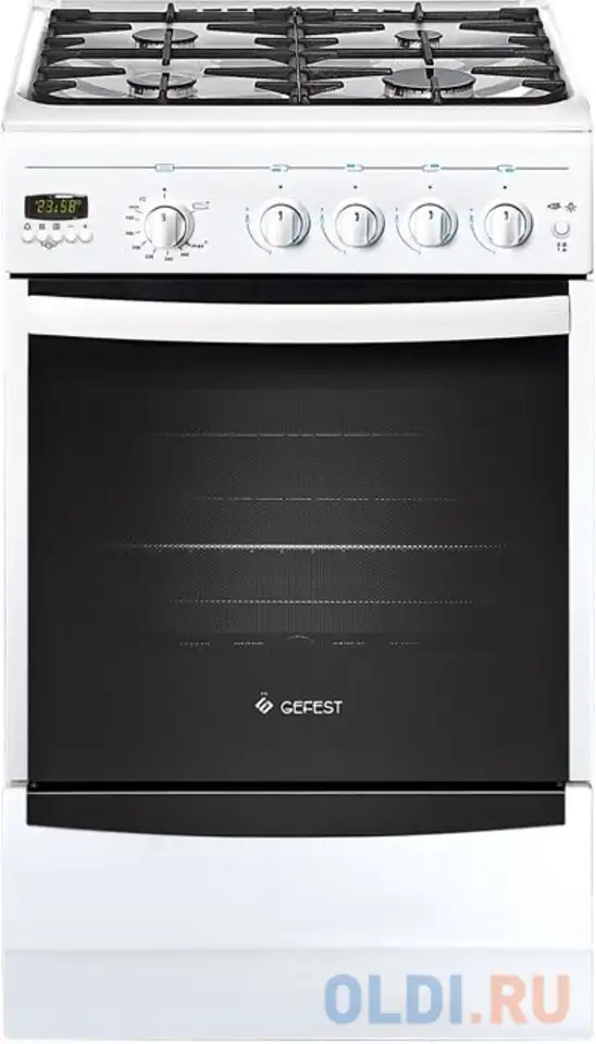 Газовая плита gefest пг 5100-04 0002 белый, фотография 1