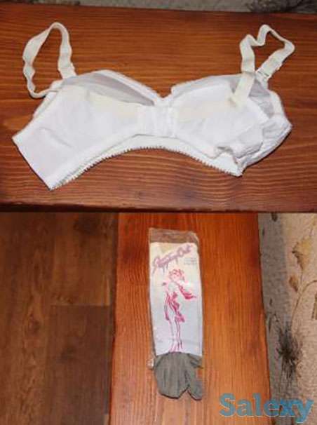 Бюстгальтер разм. 75-1850, колготки серые, фотография 1