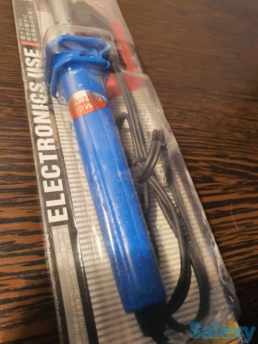 Электропаяльник, 60 Ватт, 220V-240V, паяльник, фотография 2