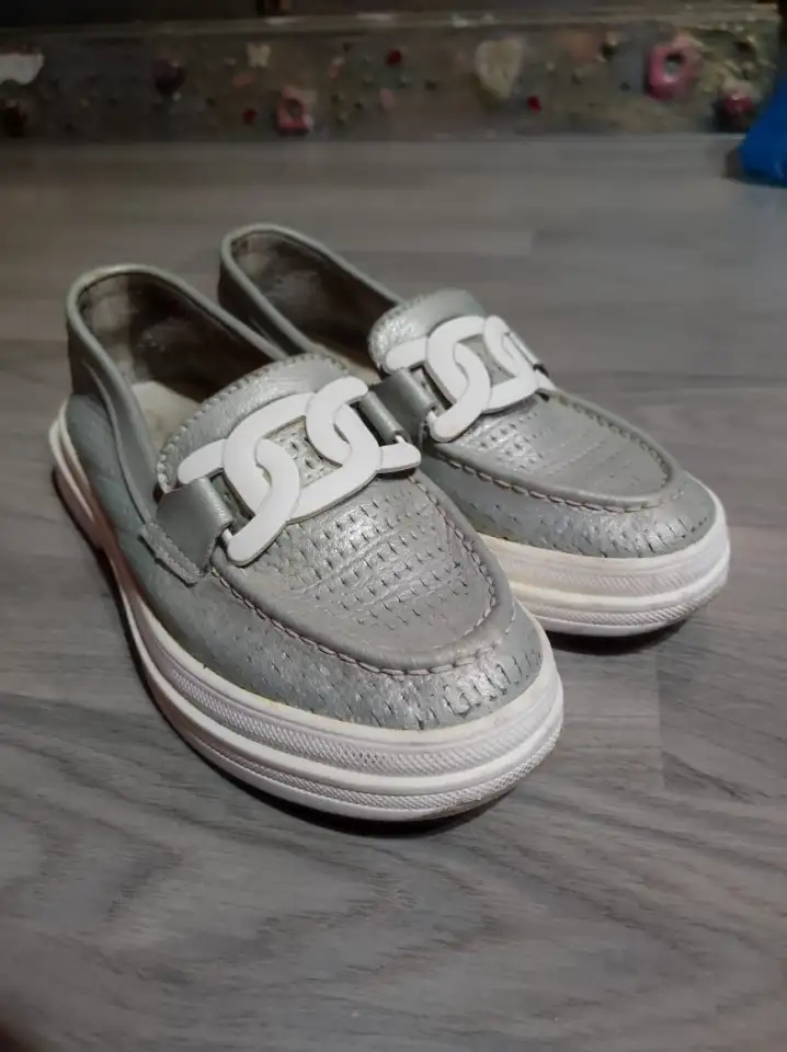 Продам кожаные летние лоферы, фотография 2