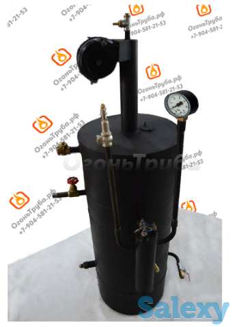 Парогенератор полуавтоматический на отработанном масле 25 кг\пара в час., фотография 1