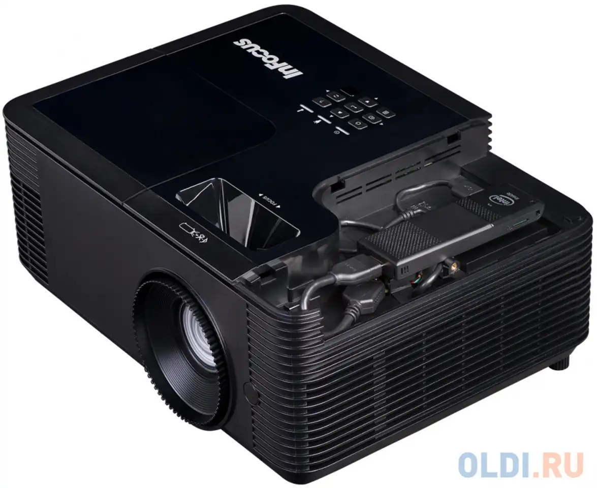 Проектор infocus in138hd 1920х1080 4000 люмен 28500:1 черный, фотография 1