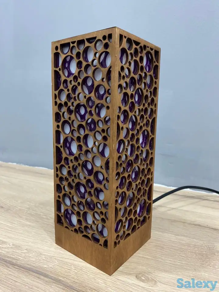 Фиолетовый Интерьерный светильник - ночник, фотография 6