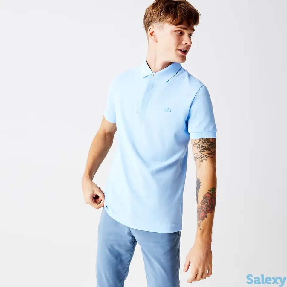 Мужское поло lacoste paris polo regular fit, фотография 1