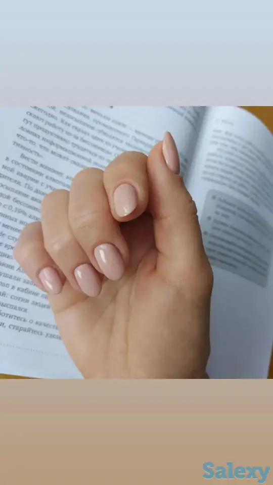 Маникюр, гелевое покрытие, наращивание, фотография 1