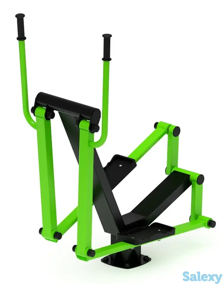 Эллиптический (зеленый) - уличный тренажер - ст 010-12, фотография 1