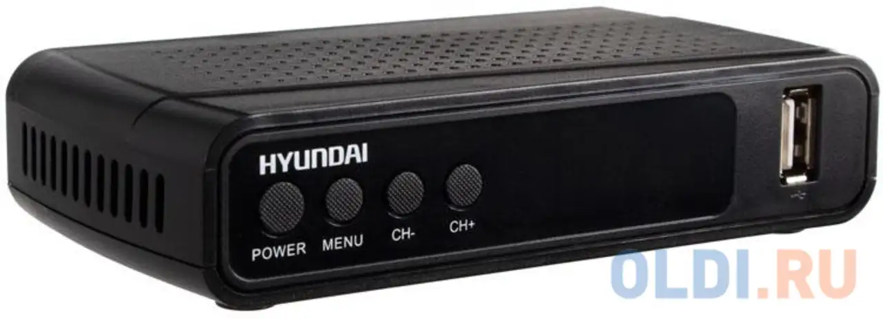Ресивер dvb-t2 hyundai h-dvb520 черный, фотография 1