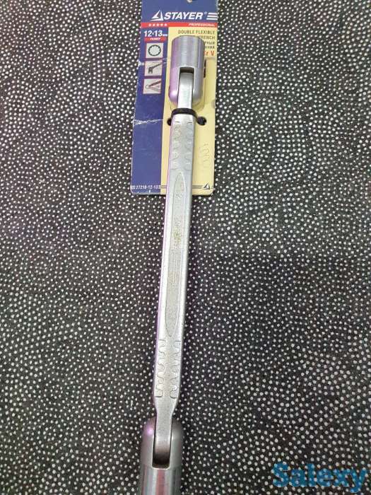 Ключ двусторонний шарнирный Stayer 27210, фотография 1