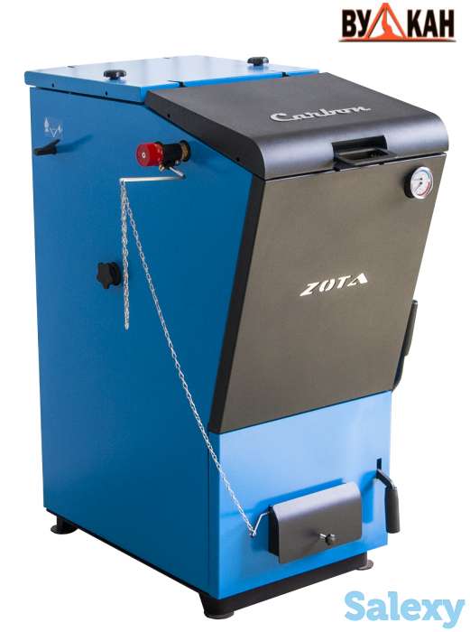 Твердотопливный котел ZOTA «Сarbon-15» 20квт 26квт 32квт 40квт 50квт 60квт, фотография 1