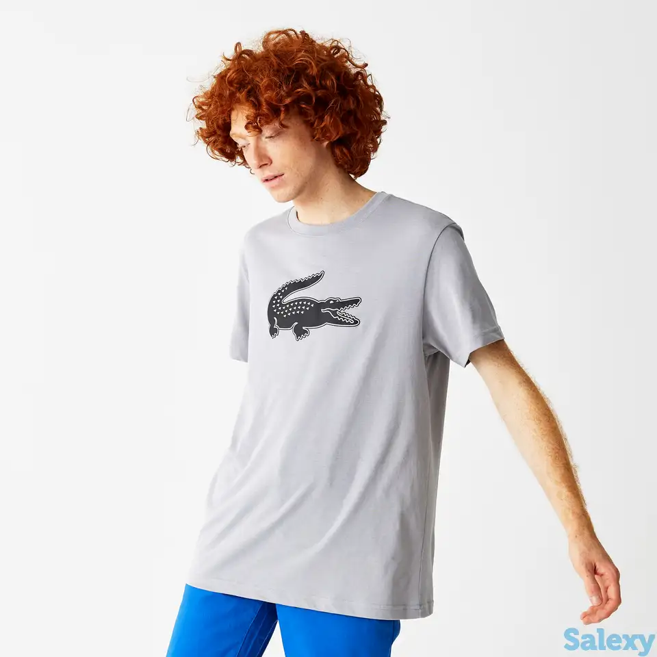 Мужская футболка lacoste  с принтом, фотография 1