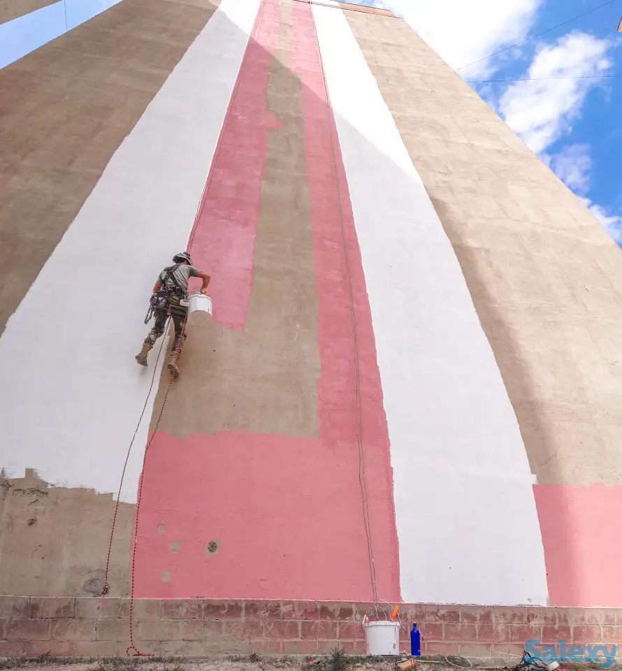 Капитальный ремонт фасада / Покраска фасада / Отделка фасада / Ремонт фасада / Промышленный альпинизм / Высотные работы, фотография 6