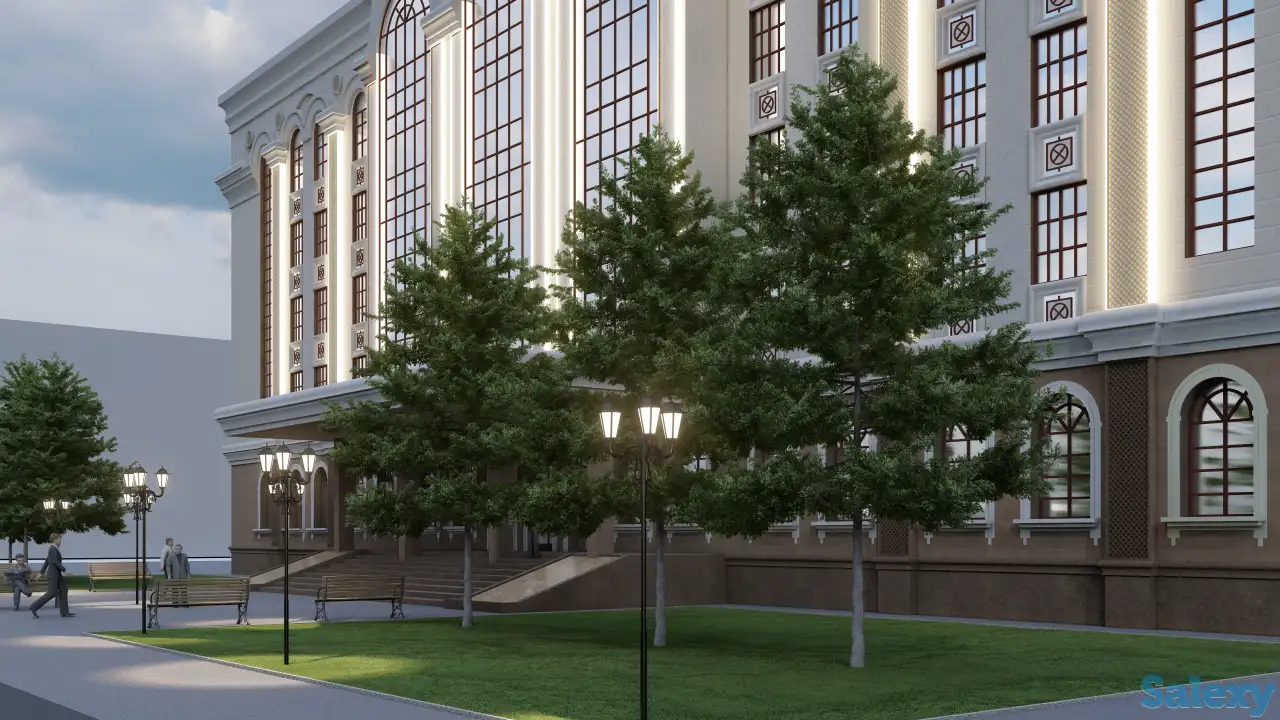 Эскизный проект, 3D Визуализация, Фасад, благоустройство, фотография 4