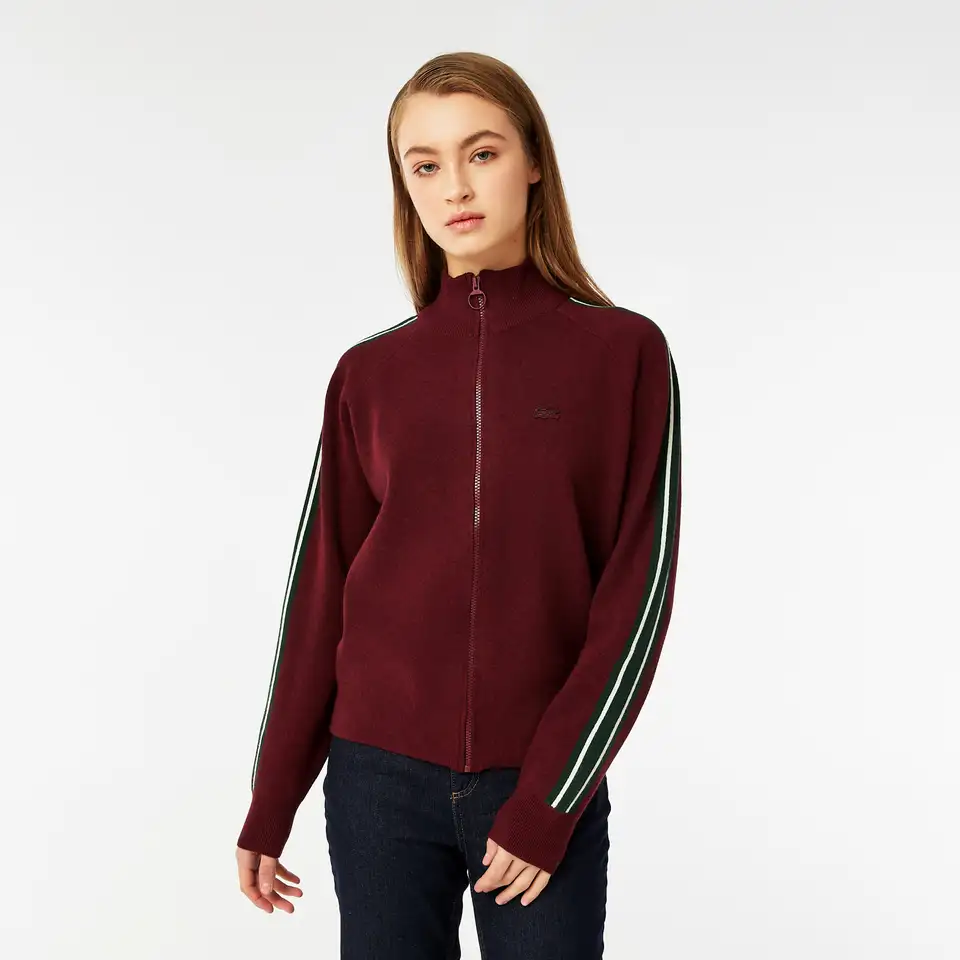 Женский свитер lacoste на молнии, фотография 1