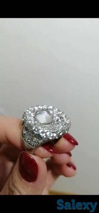 Кольцо серебро 925, фотография 2