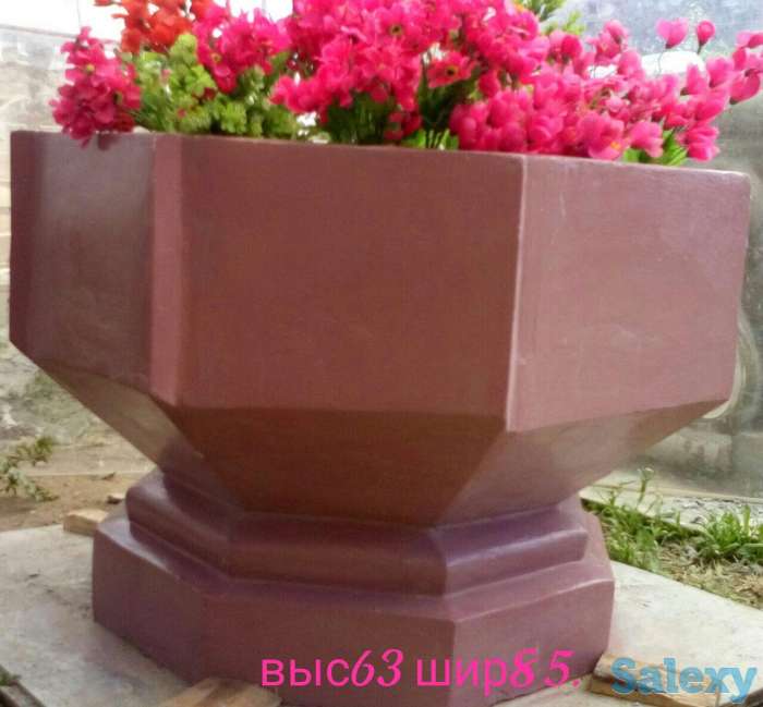 вазоны уличные бетонные, фотография 3