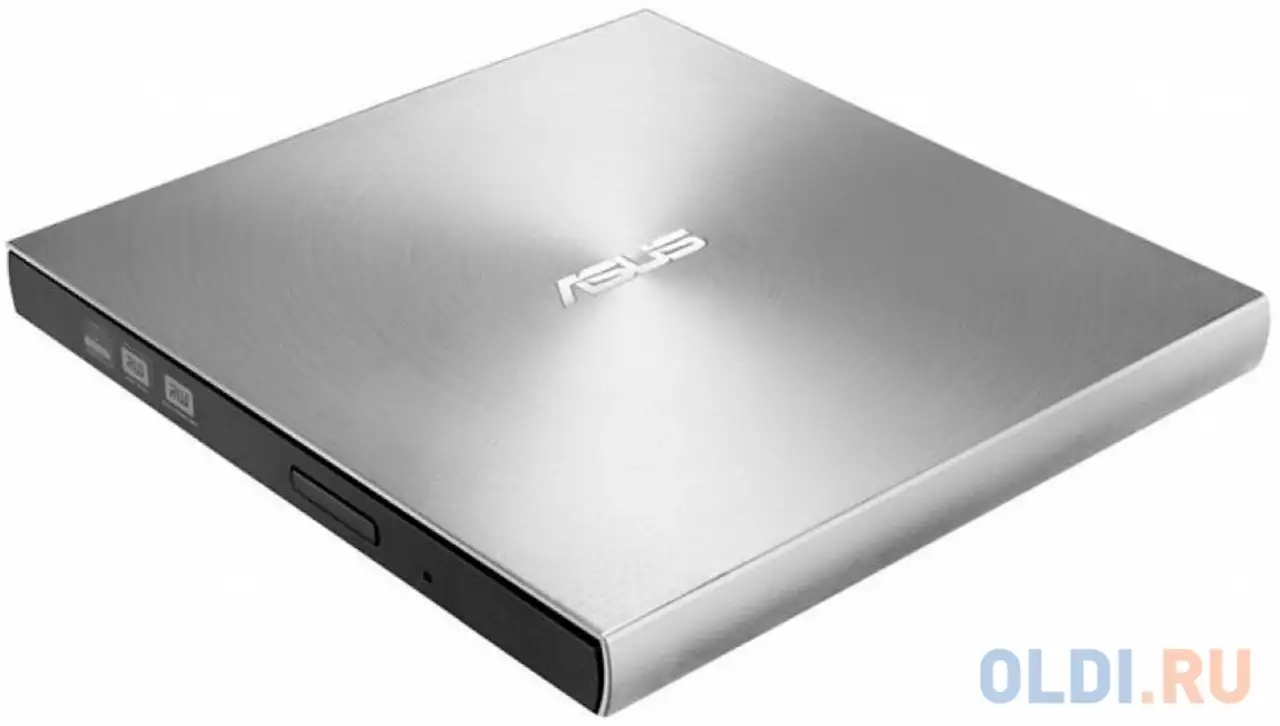 Привод dvd-rw asus sdrw-08u8m-u серебристый usb slim ultra slim m-disk mac, фотография 1